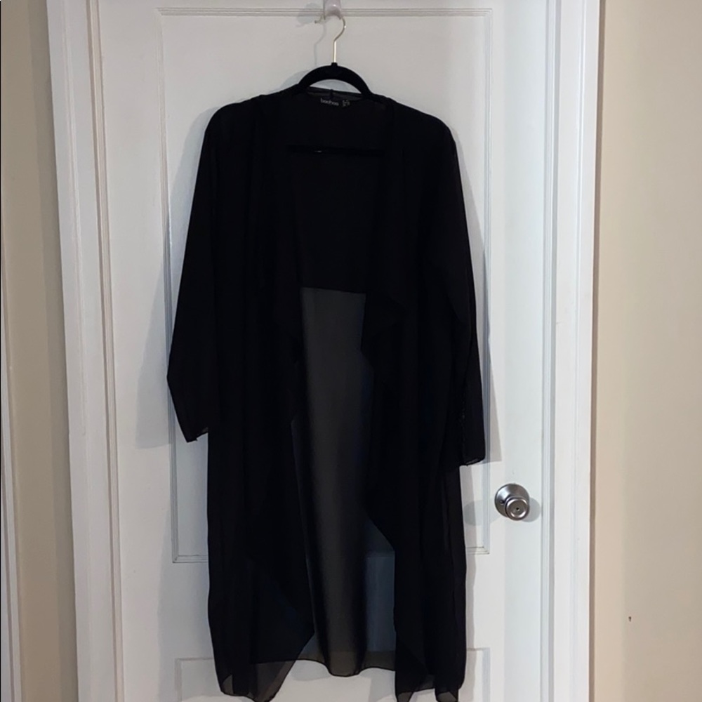 Boohoo+ Sheer Duster